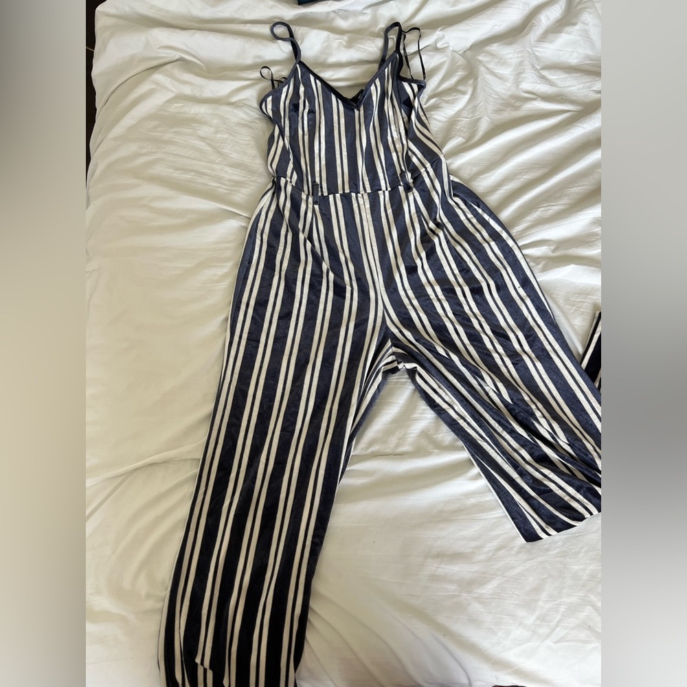 Striped Jumpsuit